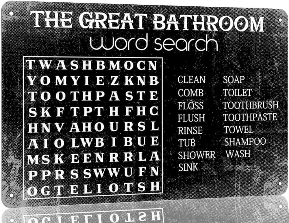 Home Bar Word - Letrero Metálico con la Divertida Frase