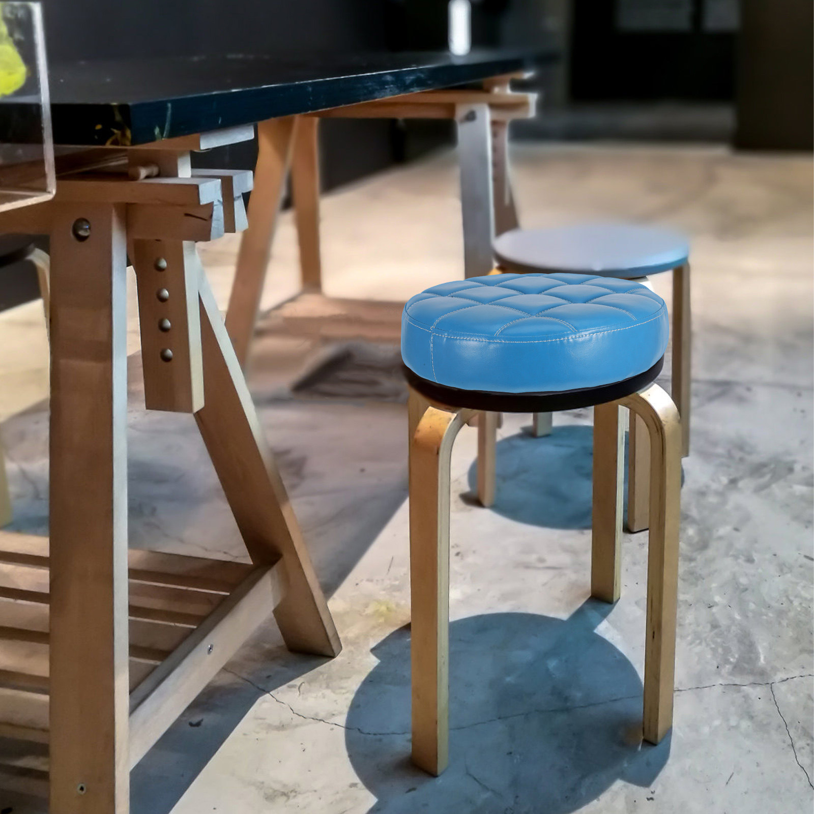 Cojín de Asiento Redondo de PU - Home Bar Seating reseña y precio
