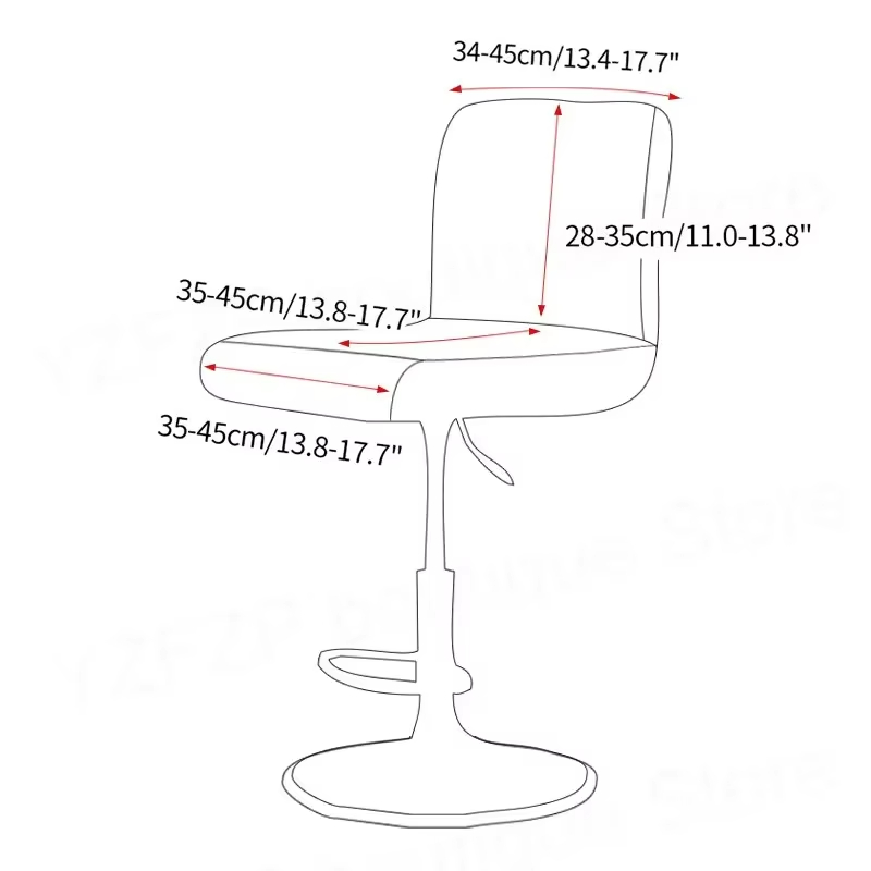Funda para silla de taburete d - Home Bar Seating reseña y precio