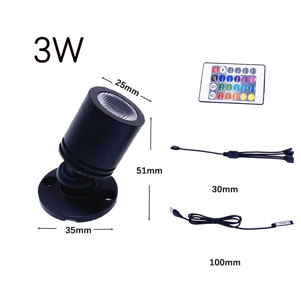 Mini foco LED USB de 5V RGB, 1 - Home Bar And Counter reseña y precio