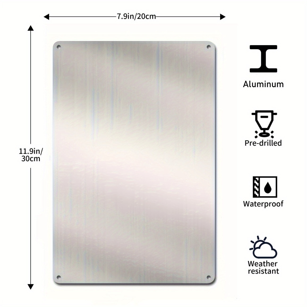 Letrero Metálico de Aluminio P - Home Bar Accessories reseña y precio