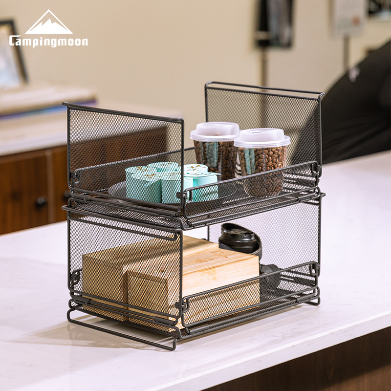 CAMPINGMOON CK-23BK Jaula de A - Home Bar Shelves reseña y precio