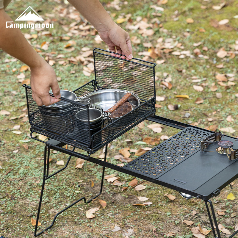 CAMPINGMOON CK-23BK Jaula de A - Home Bar Shelves reseña y precio