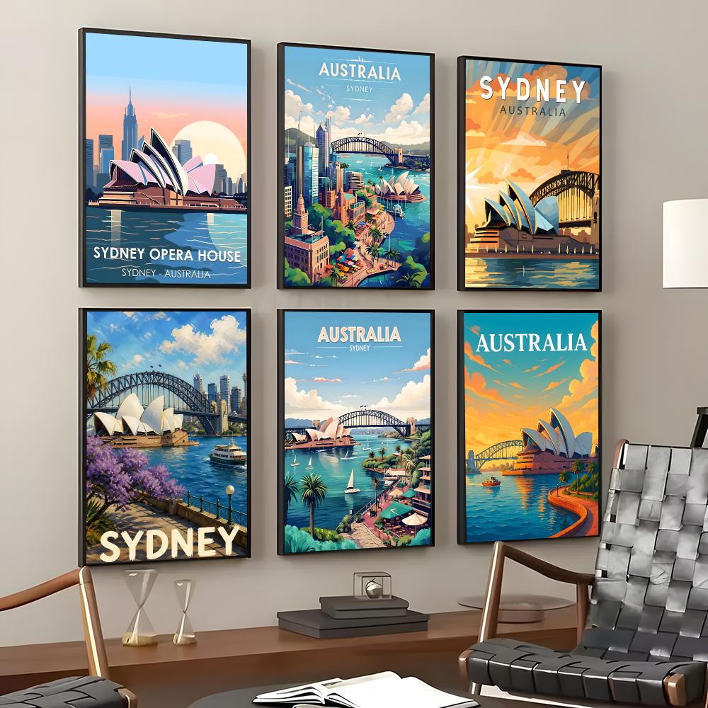 Póster de Arte de Viajes de Ar - Home Bar Sydney reseña y precio