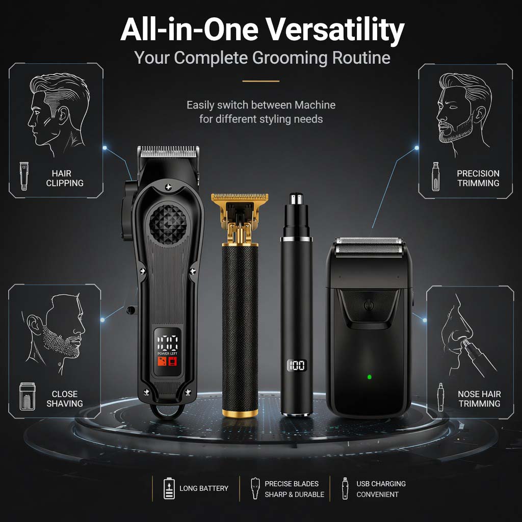Set de Cortapelos 4 en 1 para  - Home Barbershop reseña y precio