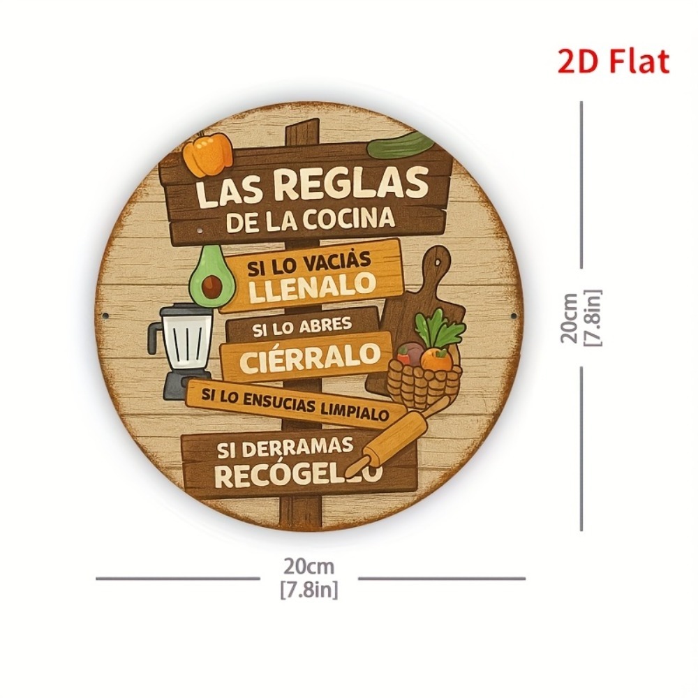 Letrero de Cocina Rústico Bili - Home Bar Signs reseña y precio