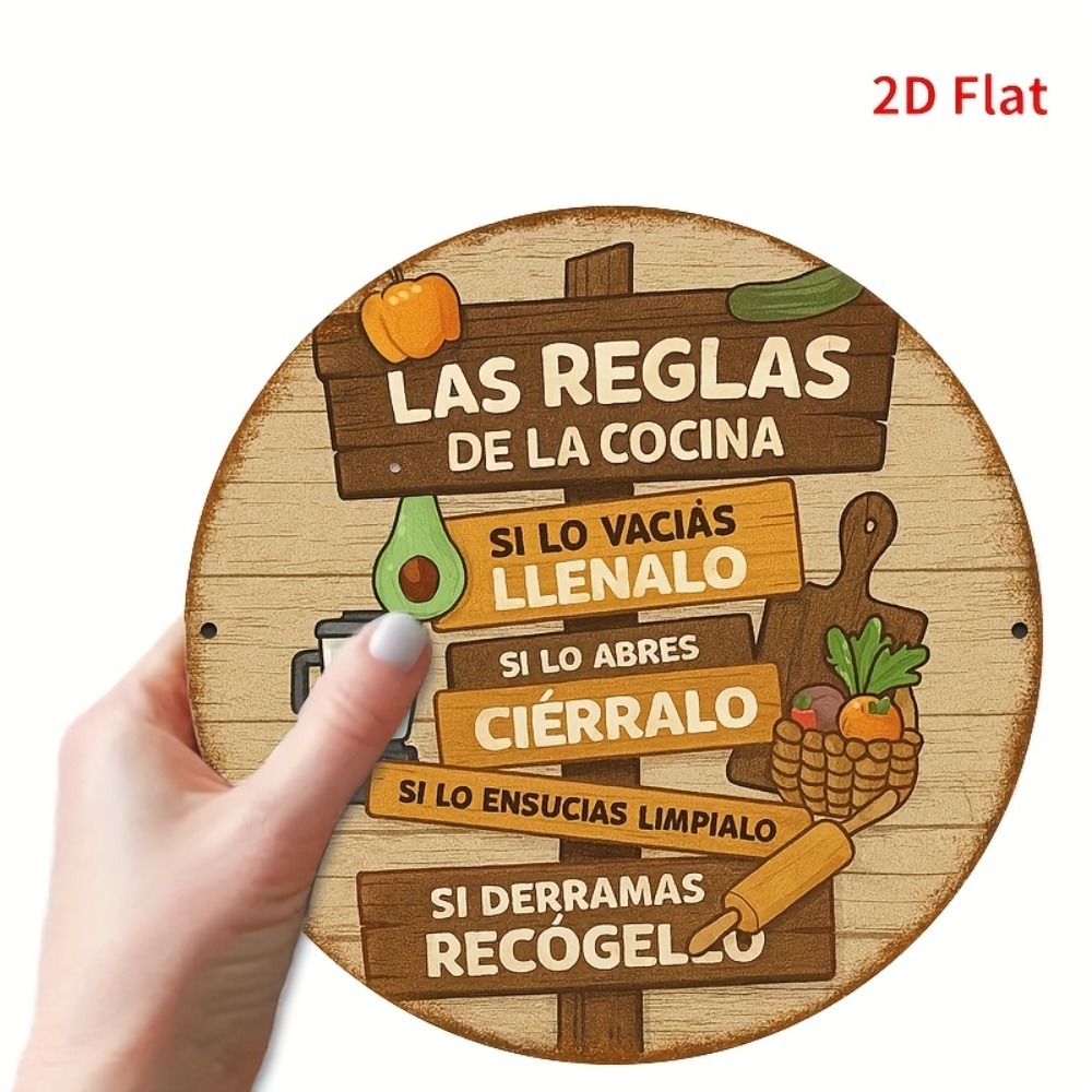 Letrero de Cocina Rústico Bili - Home Bar Signs reseña y precio