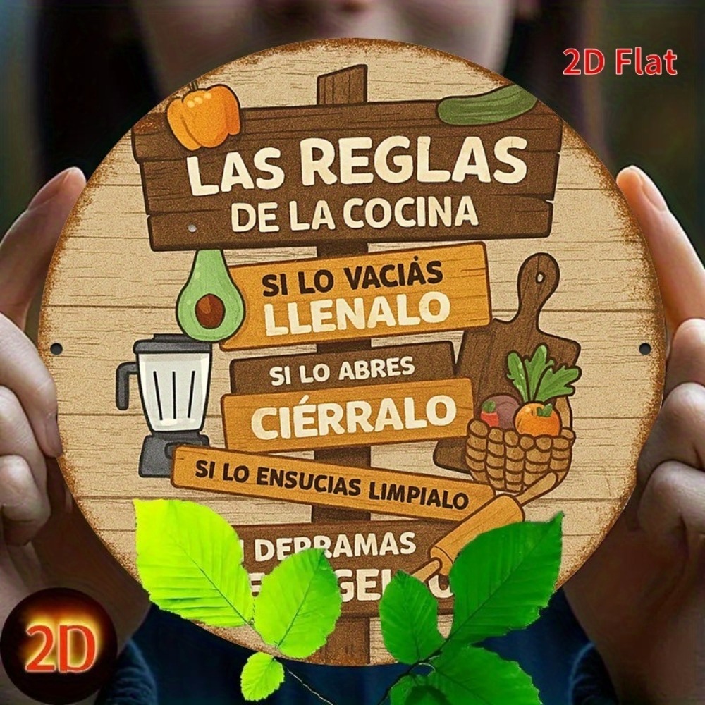 Letrero de Cocina Rústico Bili - Home Bar Signs reseña y precio