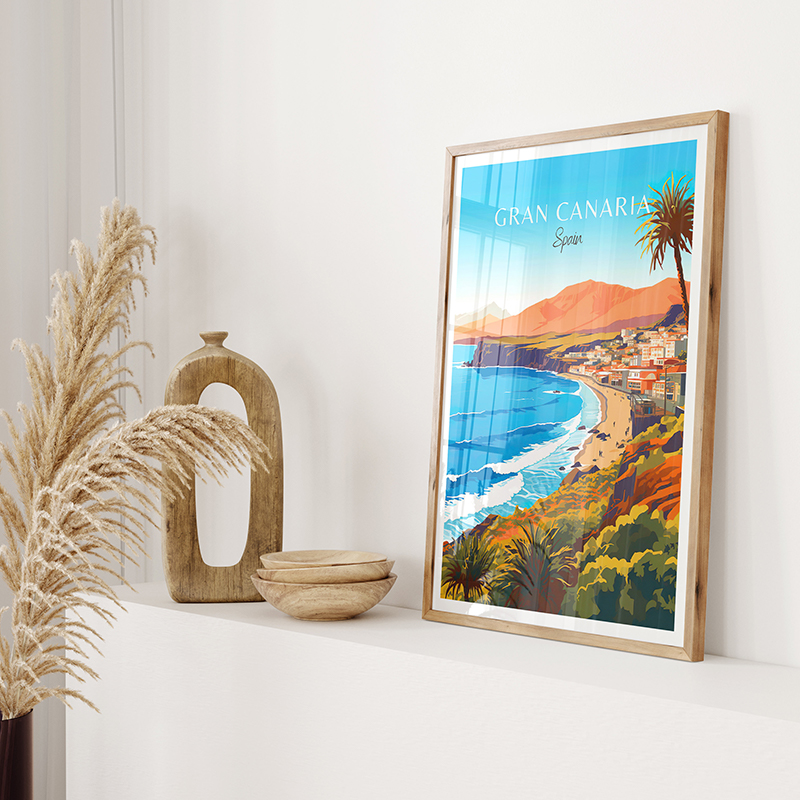 Póster de Viaje de España, pin - Home Barcelona reseña y precio