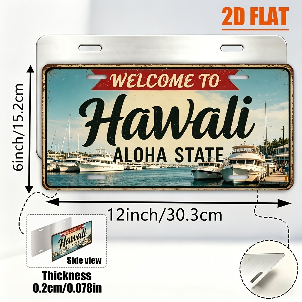 Letrero Retro Hawaiano Plano 2 - Home Bar Signs reseña y precio