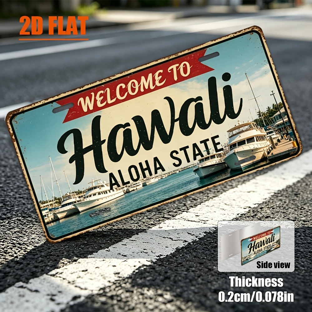 Letrero Retro Hawaiano Plano 2 - Home Bar Signs reseña y precio