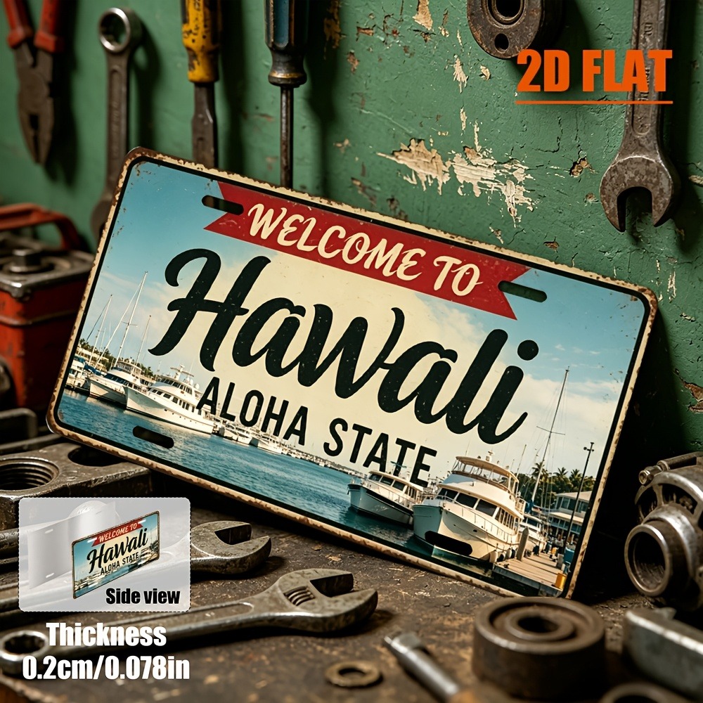 Letrero Retro Hawaiano Plano 2 - Home Bar Signs reseña y precio