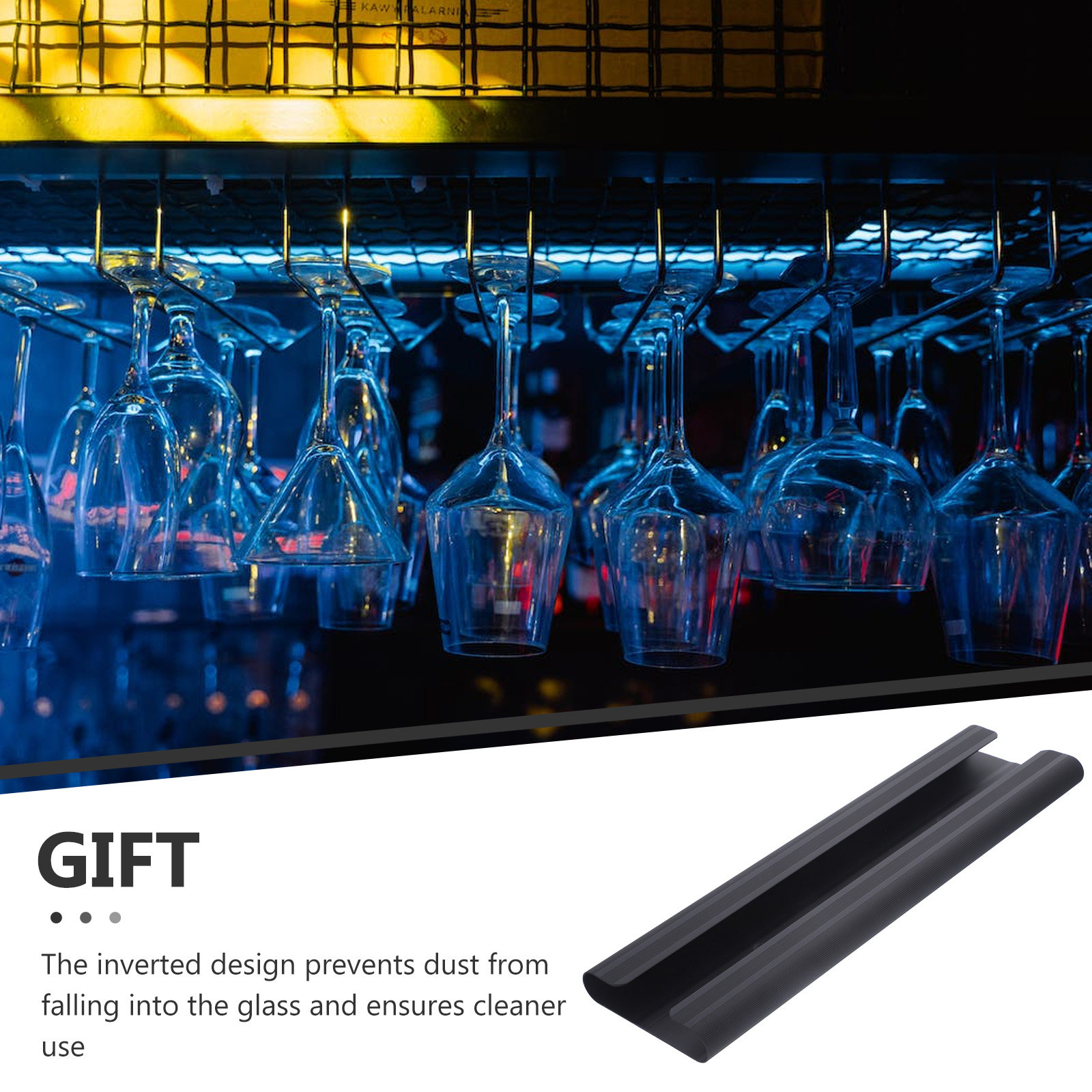 Soporte para Copas de Vino de  - Home Bar Shelves reseña y precio
